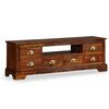 vidaXL TV-bord 120 x 40 x 30 cm massivt akacietr&aelig;