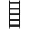 vidaXL bogreol med 5 hylder 60x27,6x158,5 cm konstrueret tr&aelig; sort