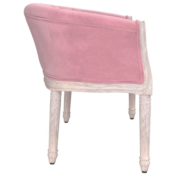 vidaXL b&aelig;nk 98x56x69 cm velour lyser&oslash;d