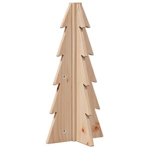 vidaXL dekorativt juletr&aelig; 49 cm massivt fyrretr&aelig;