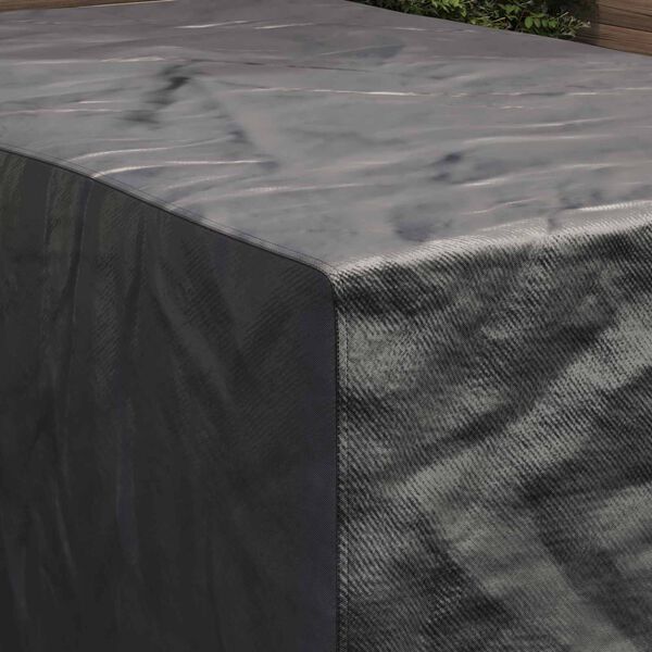 vidaXL M&oslash;belbetr&aelig;k Ensfarvet Sort 143 x 225 x 90 cm 420D