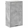 vidaXL Badev&aelig;relsesskab V&aelig;gmonteret Beton Gr&aring; 39 x 23,5 x 65 cm