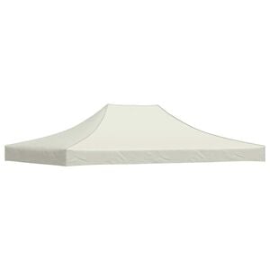 vidaXL tag til festtelt 4x3 m 270 g/m&sup2; cremefarvet