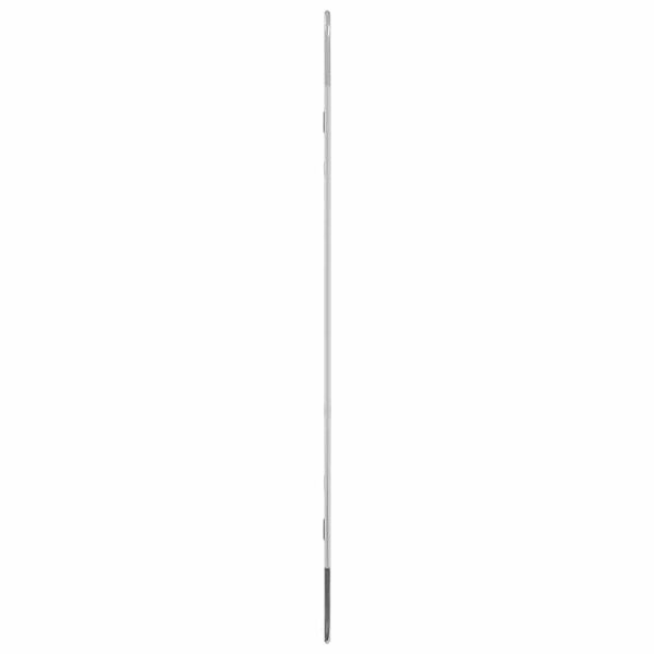 vidaXL v&aelig;gspejl 90x40 cm oval s&oslash;lvfarvet