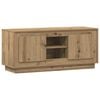 vidaXL TV-skab 102 x 35 x 45 cm Artisan Egetr&aelig; Konstrueret tr&aelig;