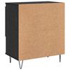 vidaXL Sideboard Sort eg 60 x 35 x 70 cm