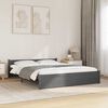 vidaXL sengeramme 135x190 cm Double massivt fyrretr&aelig; gr&aring;