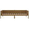 vidaXL daybed massivt fyrretræ gyldenbrun 90x190 cm