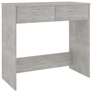 vidaXL skrivebord 80x40x75 cm konstrueret tr&aelig; betongr&aring;