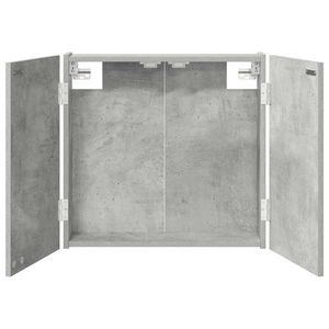vidaXL Dartboard Skab Betongr&aring; 56 x 12 x 53,5 cm Konstrueret tr&aelig;