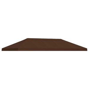 vidaXL Gazebo Klap Cover 6 x 3 m Brun Polyester 190