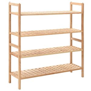 vidaXL skoreol massivt valn&oslash;ddetr&aelig; 69 x 26 x 81 cm
