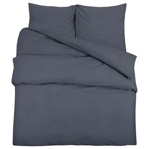 vidaXL senget&oslash;j 200x220 cm bomuld antracitgr&aring;