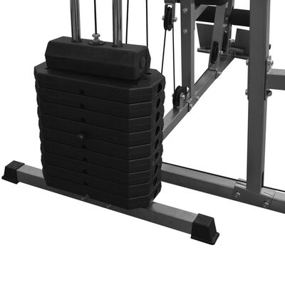 vidaXL multifunktionelt fitness hjemmemotionsudstyr 65 kg