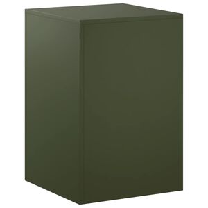 vidaXL Planteholder Olivengr&oslash;n 40 x 40 x 60 cm Cortenst&aring;l