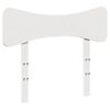 vidaXL sengegavl 75 cm massivt fyrretr&aelig; hvid
