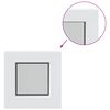 vidaXL K&aelig;lder Vindue RISOR 30 x 30 cm PVC og glas