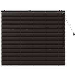 vidaXL Persienner M&oslash;rk Brun 150 x 130 cm 35 mm Massivt Paulownia Tr&aelig;