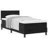 vidaXL Box spring seng med hovedg&aelig;rde Sort 90 x 190 cm Fl&oslash;jl