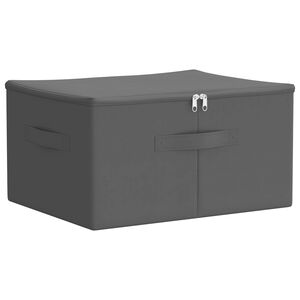 vidaXL Opbevaringskasse Ikke-v&aelig;vet stof 43 x 34 x 23 cm 33,6 L