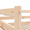 vidaXL daybed med udtræk 2x(90x200) cm massivt fyrretræ