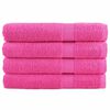 vidaXL saunah&aring;ndkl&aelig;der SOLUND 4 stk. Premium 80x200 cm 600 g/m2 pink