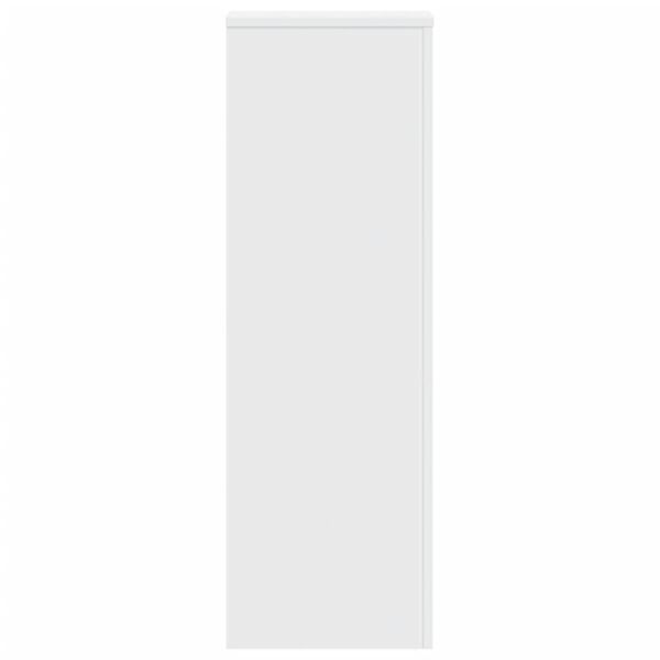 vidaXL plantestativer 2 stk. 33x33x100 cm konstrueret tr&aelig; hvid