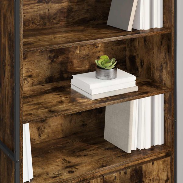 vidaXL H&oslash;je Skabe 2 pcs R&oslash;get Eg 79 x 36 x 200 cm Konstrueret tr&aelig;