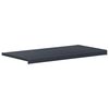 vidaXL Vindueskarm Anthracit med tr&aelig;struktur 60 x 40 x 4,5 cm PVC