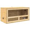vidaXL Terrarium Brun 80 x 40 x 90 cm OSB