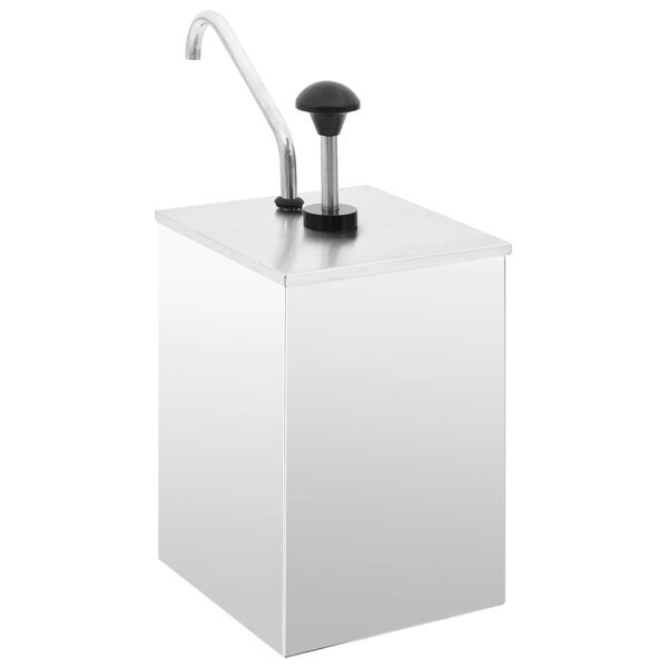 vidaXL saucedispenser 3,5 l rustfrit stål