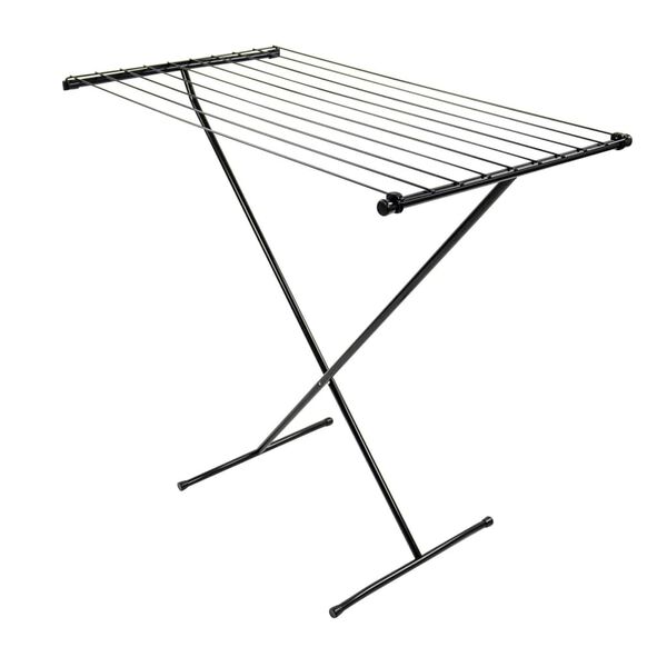 Bo-Camp t&oslash;rrestativ 9 m st&aring;l sort