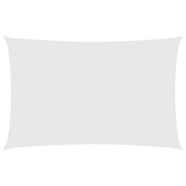 vidaXL solsejl 4x7 m rektangul&aelig;r oxfordstof hvid