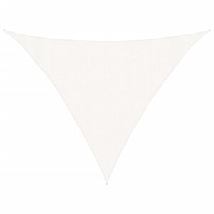 vidaXL solsejl 160 g/m&sup2; 3x3x4,2 m HDPE hvid