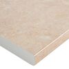 vidaXL k&oslash;kkenbordplade 30x60x2,8 cm sp&aring;nplade marmoreffekt beige