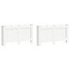 vidaXL radiatorskjulere 2 stk. 152 x 19 x 81,5 cm MDF hvid
