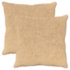 vidaXL Pudebetr&aelig;k 2 stk. HEERLEN Cremefarvet 60 x 60 cm
