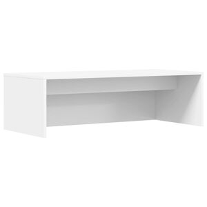 vidaXL V&aelig;gh&aelig;ngt skrivebord Hvid Konstrueret tr&aelig; 100 x 45 x 30 cm