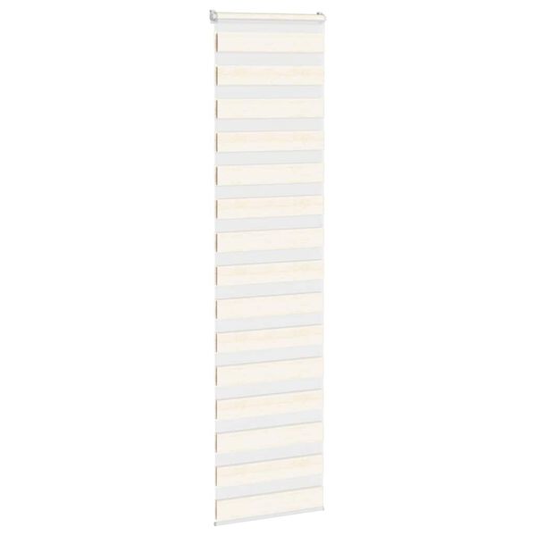 vidaXL zebragardin marmorbeige 65x230 cm stofbredde 60,9 cm polyester