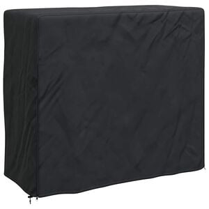vidaXL Br&aelig;ndestabelafd&aelig;kning 61 x 122 x 106 cm 420D Oxford stof Sort