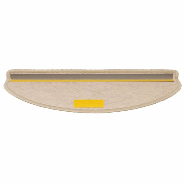 vidaXL selvkl&aelig;bende trappem&aring;tter 30stk. 65x21x4cm sisal-look sandfarve