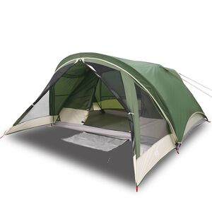 vidaXL 4-personers campingtelt vandt&aelig;t gr&oslash;n