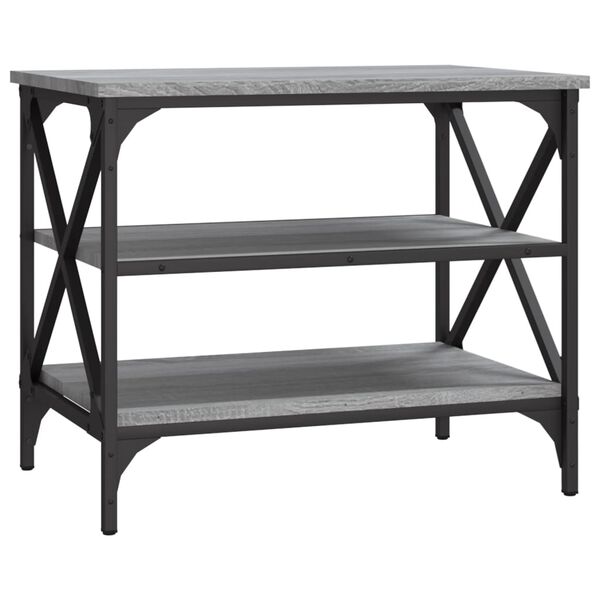 vidaXL tv-bord 60x40x50 cm konstrueret tr&aelig; gr&aring; sonoma-eg