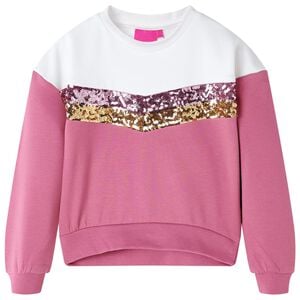 vidaXL Sweatshirt til b&oslash;rn str. 92 pink