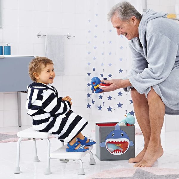 RIDDER trappestige med to trin hvid 150 kg A0102001