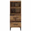 vidaXL Sideboard Gammelt tr&aelig; 34 x 34,5 x 90 cm Konstrueret tr&aelig;