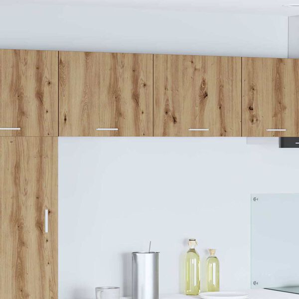 vidaXL H&aelig;ngeskab med d&oslash;r 2 pcs Artisan eg og hvid 50 x 31 x 40 cm