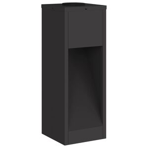 vidaXL Solar Led Sti Lys 2 pcs Sort Koldvalset Stål