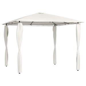 vidaXL med stolpeovertr&aelig;k 3x3x2,6 m 160 g/m&sup2; cremefarvet