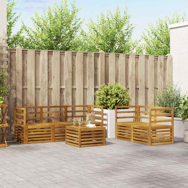 vidaXL Sofas&aelig;t Massivt Akacietr&aelig;